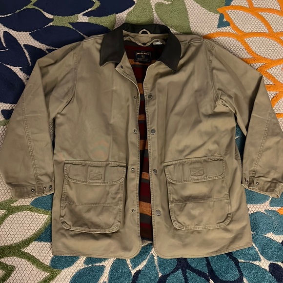 Vintage Woolrich Canvas Aztec Western Lined - Picture 8 of 11